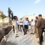 BAŞKAN ÖZDEMİR ŞEHİR GENELİNDEKİ PROJELERİ SAHADA DENETLEDİ