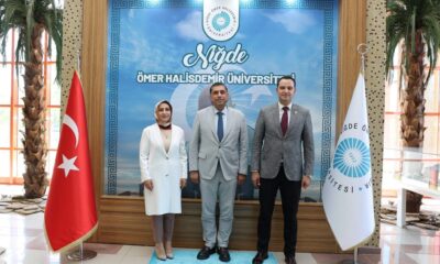 VALİ YARDIMCISI BÜYÜKKAYMAKCI VE İL MÜDÜRÜ ÖZBEK’TEN REKTÖR YARDIMCISI ÖZTÜRK’E HAYIRLI OLSUN ZİYARETİ