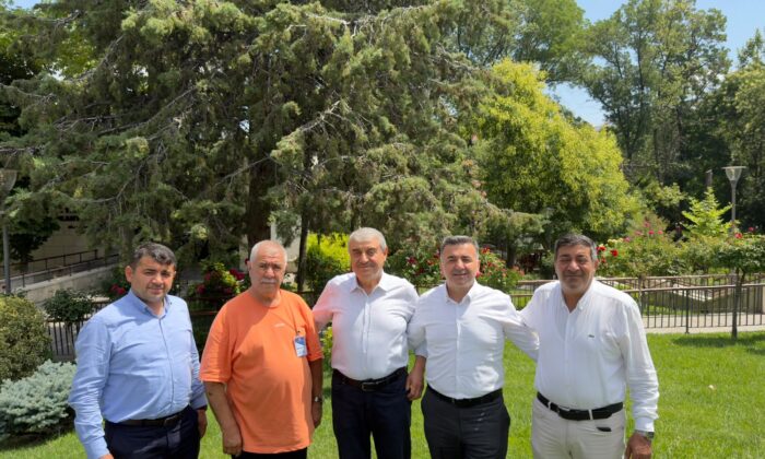 İSMET ÜNVER’DEN ESKİ MİLLETVEKİLİ MAHMUT UĞUR ÇETİN’E TBMM’DE ZİYARET