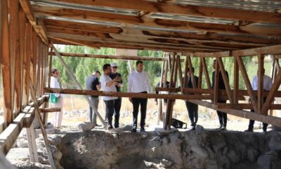 VALİ NEDİM AKMEŞE KINIK HÖYÜK KAZI ALANINI İNCELEDİ