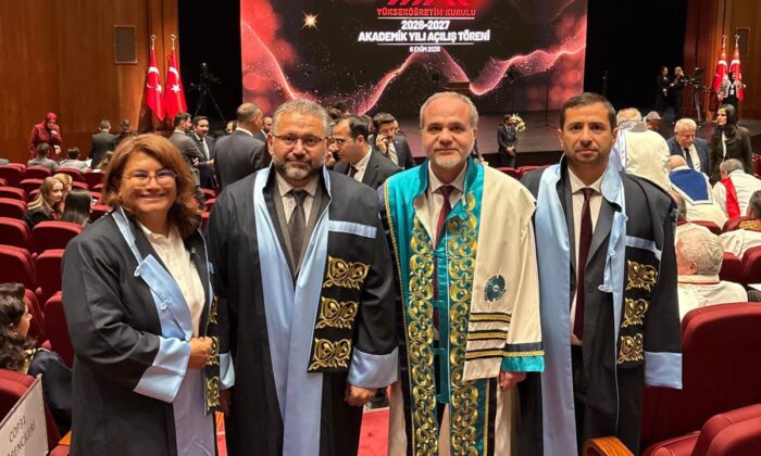 REKTÖR USLU VE NÖHÜ HEYETİ AKADEMİK YIL AÇILIŞ TÖRENİNE KATILDI